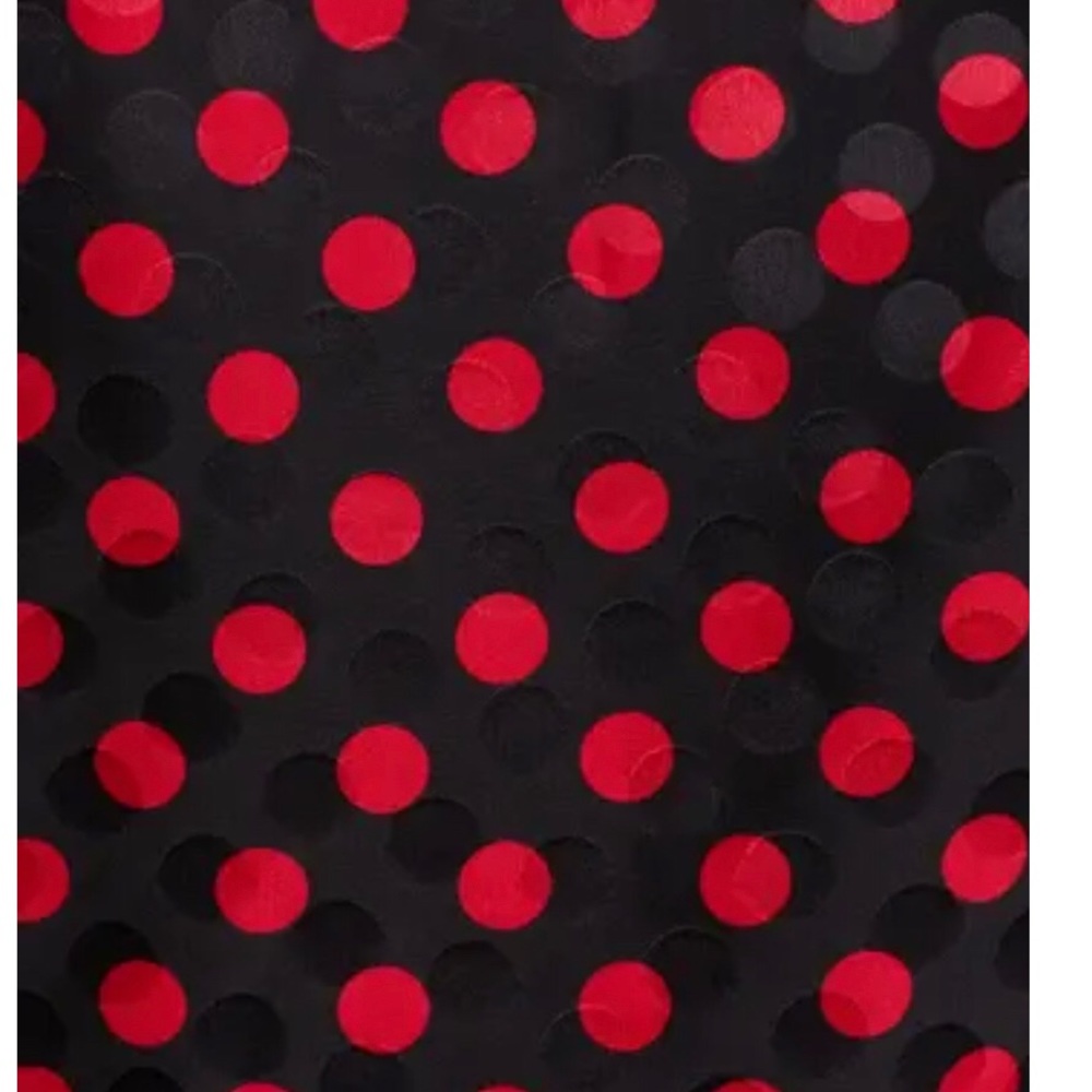 Re/Done 80’s Silk Wrap Dress in Polka Dot - Picture 4 of 4